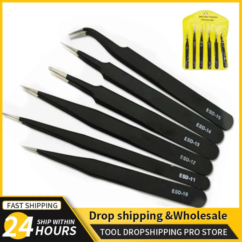 6 adet Hassas Cımbız Seti ESD  - Electronics Repair Tools incelemesi ve fiyatı